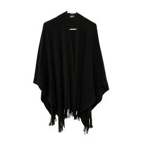 Croft & Barrow One Size Womens Black Sweater Poncho #U-4-20